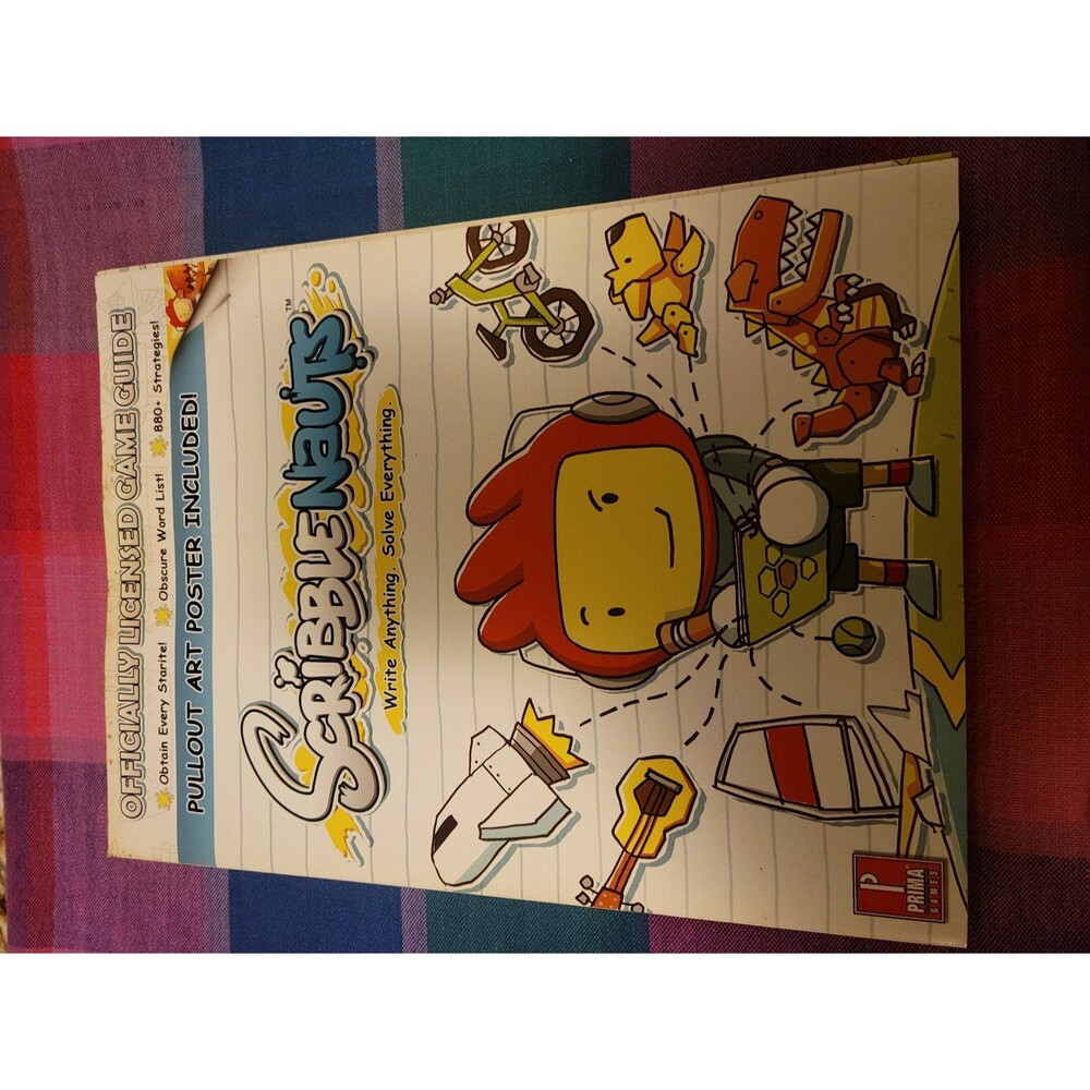 SCRIBBLENAUTS ~ Prima Games Official Game Strategy Guide 2009 Nintento DS